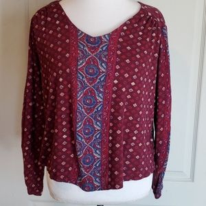 LUCKY BRAND Soft Stretch button cuff shirt in size Large